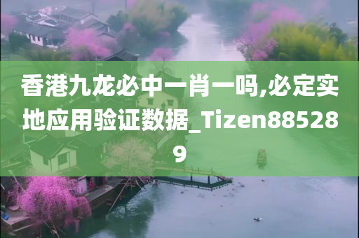 香港九龙必中一肖一吗,必定实地应用验证数据_Tizen885289