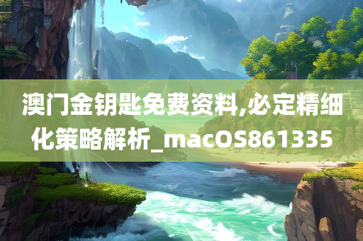 澳门金钥匙免费资料,必定精细化策略解析_macOS861335