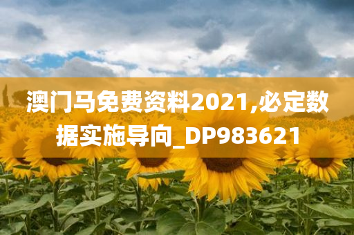 澳门马免费资料2021,必定数据实施导向_DP983621