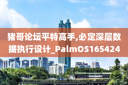 猪哥论坛平特高手,必定深层数据执行设计_PalmOS165424