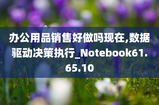 办公用品销售好做吗现在,数据驱动决策执行_Notebook61.65.10