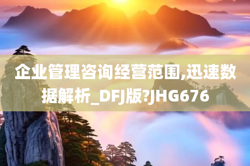 企业管理咨询经营范围,迅速数据解析_DFJ版?JHG676