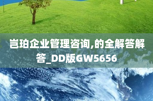 岂珀企业管理咨询,的全解答解答_DD版GW5656