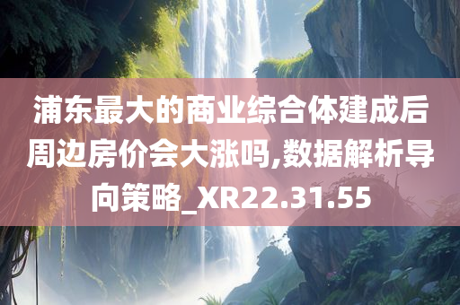 浦东最大的商业综合体建成后周边房价会大涨吗,数据解析导向策略_XR22.31.55