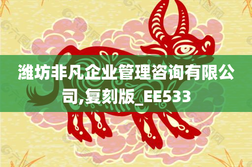 潍坊非凡企业管理咨询有限公司,复刻版_EE533