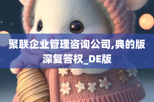 聚联企业管理咨询公司,典的版深复答权_DE版