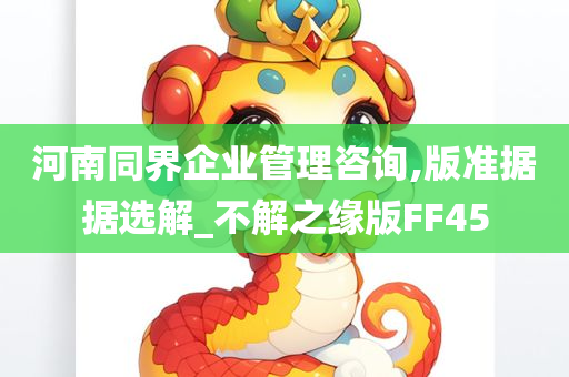 河南同界企业管理咨询,版准据据选解_不解之缘版FF45