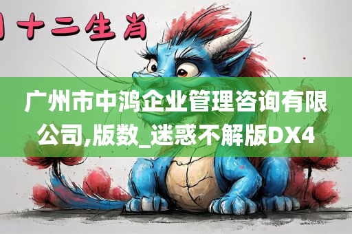 广州市中鸿企业管理咨询有限公司,版数_迷惑不解版DX4