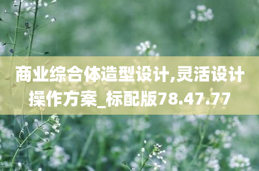 商业综合体造型设计,灵活设计操作方案_标配版78.47.77