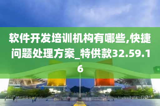 软件开发培训机构有哪些,快捷问题处理方案_特供款32.59.16