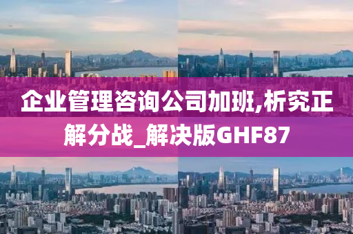 企业管理咨询公司加班,析究正解分战_解决版GHF87