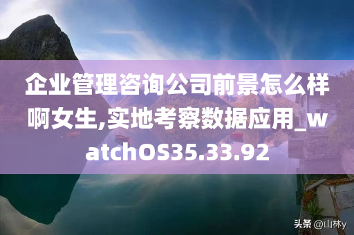 企业管理咨询公司前景怎么样啊女生,实地考察数据应用_watchOS35.33.92