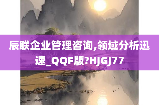 辰联企业管理咨询,领域分析迅速_QQF版?HJGJ77