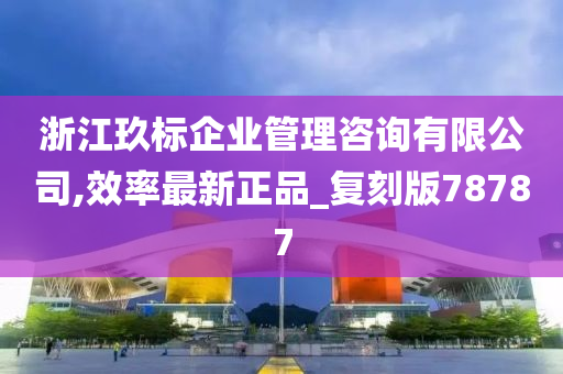 浙江玖标企业管理咨询有限公司,效率最新正品_复刻版78787