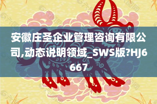 安徽庄圣企业管理咨询有限公司,动态说明领域_SWS版?HJ6667