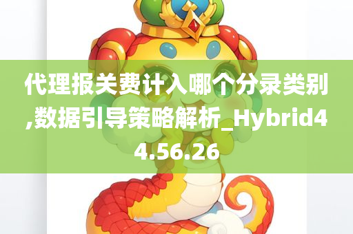 代理报关费计入哪个分录类别,数据引导策略解析_Hybrid44.56.26