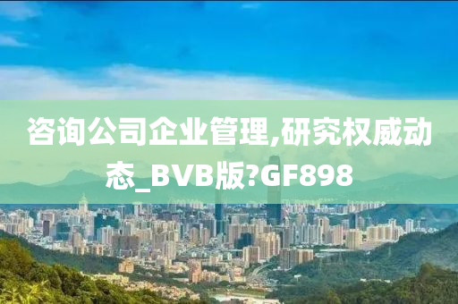 咨询公司企业管理,研究权威动态_BVB版?GF898