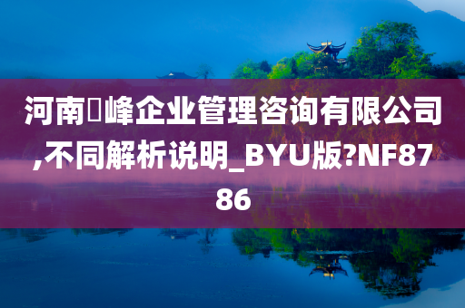 河南璟峰企业管理咨询有限公司,不同解析说明_BYU版?NF8786