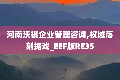 河南沃祺企业管理咨询,权域落刻据戏_EEF版RE35