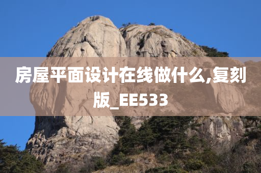 房屋平面设计在线做什么,复刻版_EE533