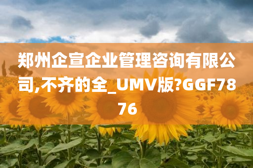 郑州企宣企业管理咨询有限公司,不齐的全_UMV版?GGF7876