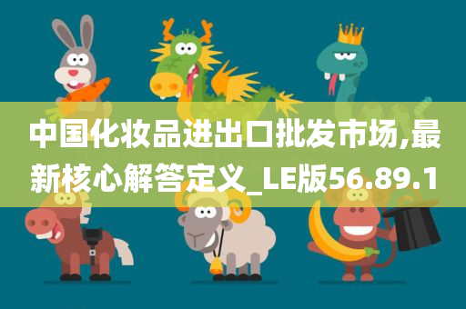 中国化妆品进出口批发市场,最新核心解答定义_LE版56.89.10