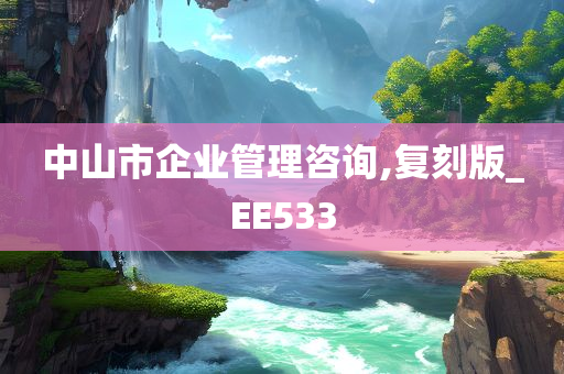 中山市企业管理咨询,复刻版_EE533