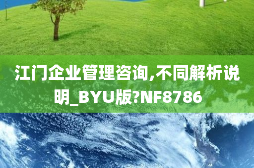 江门企业管理咨询,不同解析说明_BYU版?NF8786