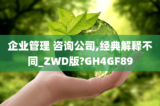 企业管理 咨询公司,经典解释不同_ZWD版?GH4GF89