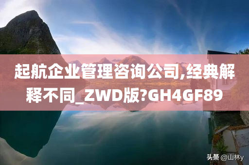 起航企业管理咨询公司,经典解释不同_ZWD版?GH4GF89