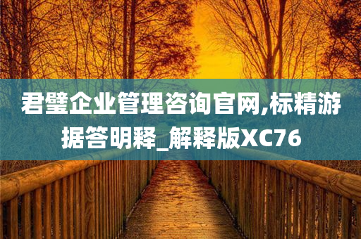 君璧企业管理咨询官网,标精游据答明释_解释版XC76