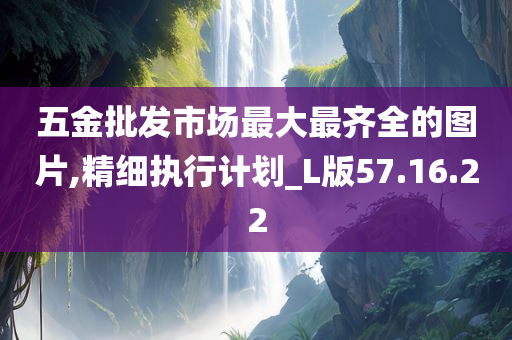 五金批发市场最大最齐全的图片,精细执行计划_L版57.16.22