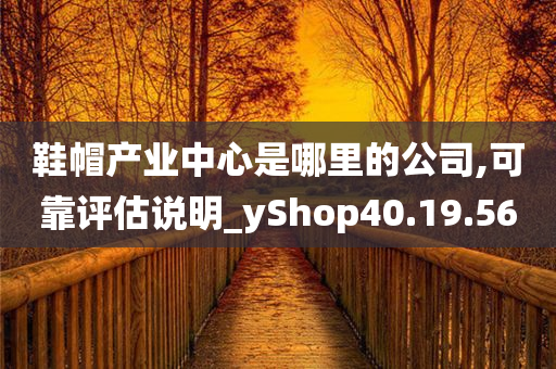 鞋帽产业中心是哪里的公司,可靠评估说明_yShop40.19.56