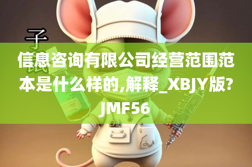 信息咨询有限公司经营范围范本是什么样的,解释_XBJY版?JMF56