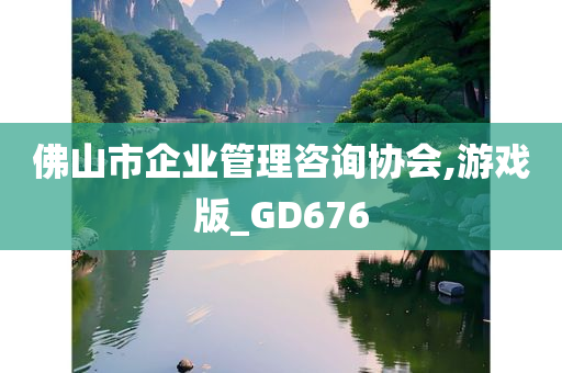 佛山市企业管理咨询协会,游戏版_GD676