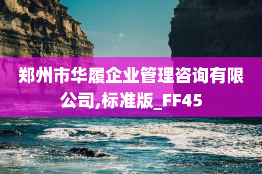 郑州市华履企业管理咨询有限公司,标准版_FF45