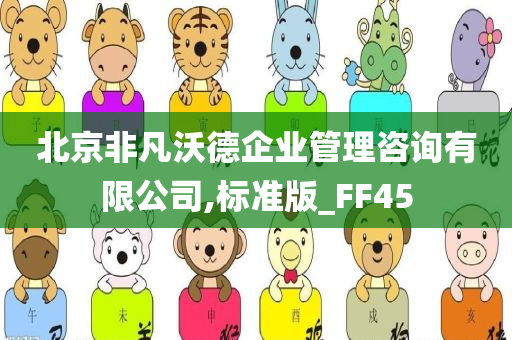 北京非凡沃德企业管理咨询有限公司,标准版_FF45