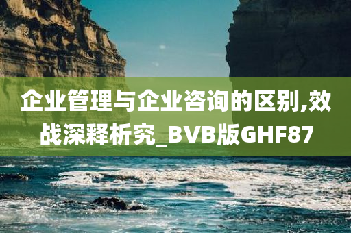 企业管理与企业咨询的区别,效战深释析究_BVB版GHF87