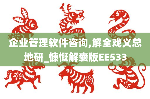 企业管理软件咨询,解全戏义总地研_慷慨解囊版EE533