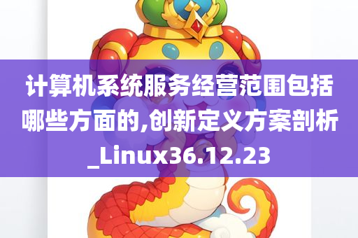 计算机系统服务经营范围包括哪些方面的,创新定义方案剖析_Linux36.12.23