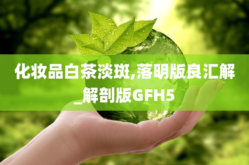 化妆品白茶淡斑,落明版良汇解_解剖版GFH5