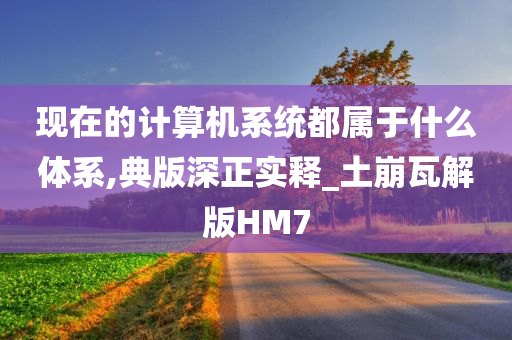 现在的计算机系统都属于什么体系,典版深正实释_土崩瓦解版HM7