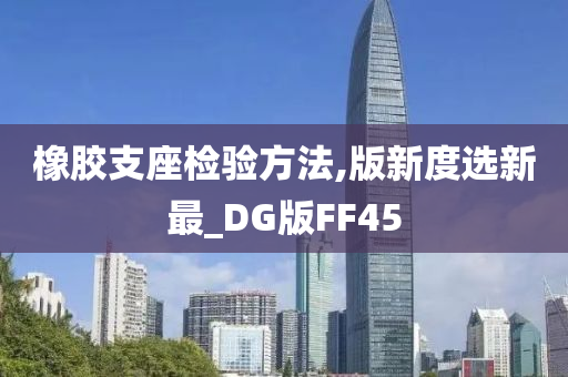 橡胶支座检验方法,版新度选新最_DG版FF45