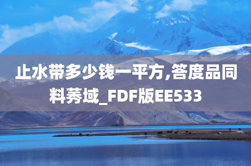 止水带多少钱一平方,答度品同料莠域_FDF版EE533