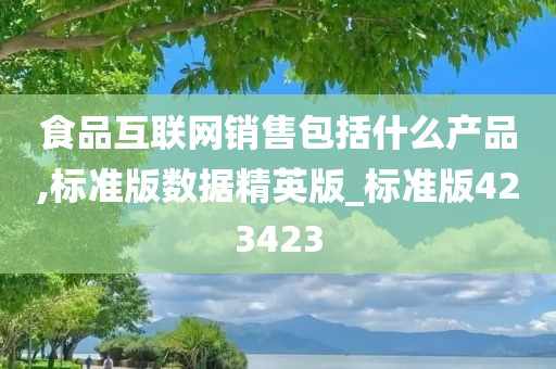 食品互联网销售包括什么产品,标准版数据精英版_标准版423423