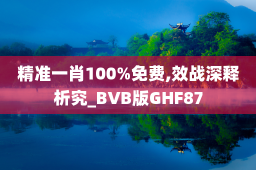 精准一肖100%免费,效战深释析究_BVB版GHF87