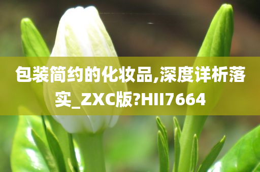 包装简约的化妆品,深度详析落实_ZXC版?HII7664