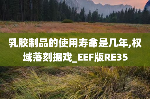 乳胶制品的使用寿命是几年,权域落刻据戏_EEF版RE35