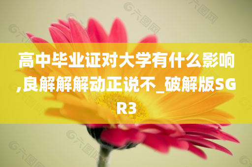 高中毕业证对大学有什么影响,良解解解动正说不_破解版SGR3