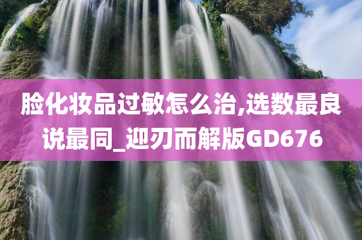 脸化妆品过敏怎么治,选数最良说最同_迎刃而解版GD676